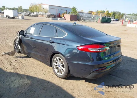 2020 Ford Fusion Se из США, поврежденный, VIN 3FA6P0HD6LR165154